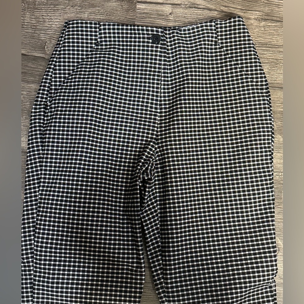 Worthington Black and White Plaid Pants - Picture 2 of 10
